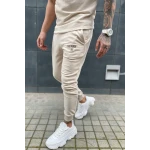 Ανδρική Φόρμα μπεζ με μαύρο κέντημα - Image 3