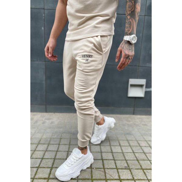 Ανδρική Φόρμα μπεζ με μαύρο κέντημα - Image 3