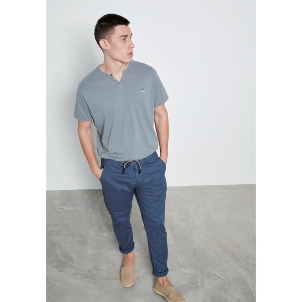 Ανδρικό Παντελόνι Chino Funky Buddha Μπλέ - Image 2