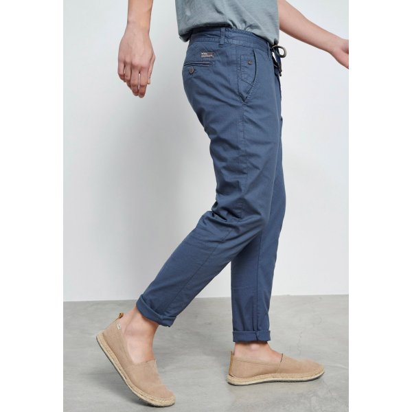 Ανδρικό Παντελόνι Chino Funky Buddha Μπλέ - Image 4