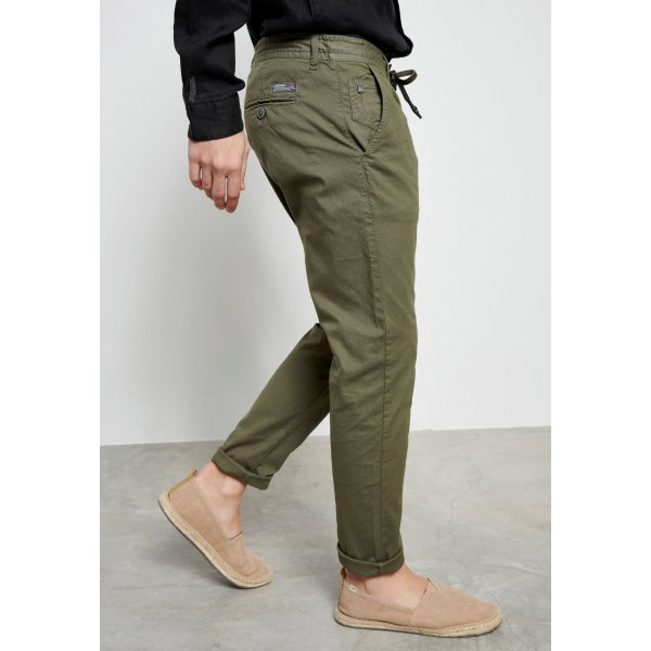 Ανδρικό Παντελόνι Chino Funky Buddha Χακί - Image 3