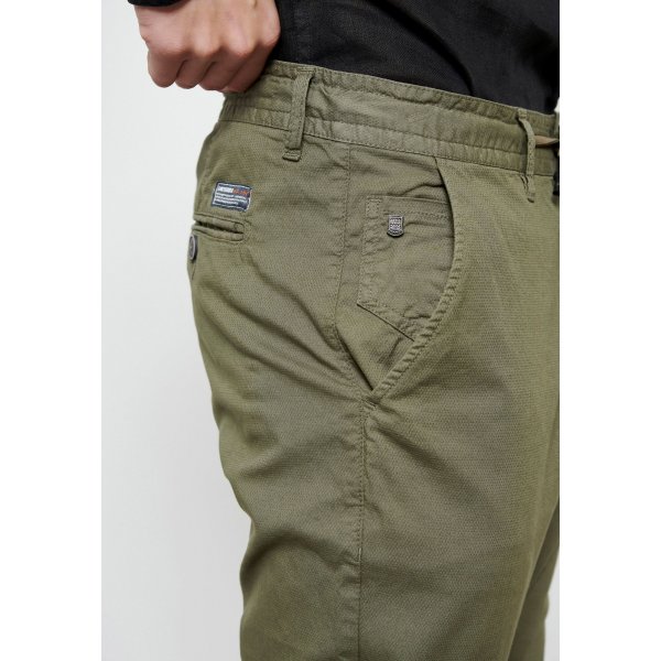 Ανδρικό Παντελόνι Chino Funky Buddha Χακί - Image 4