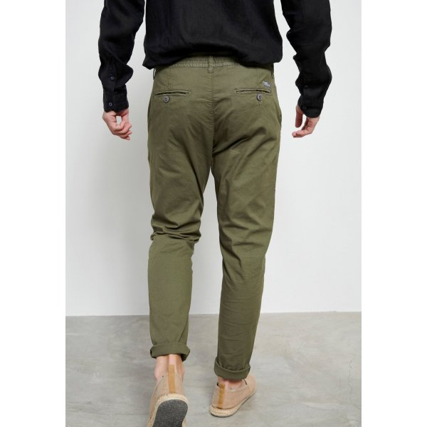 Ανδρικό Παντελόνι Chino Funky Buddha Χακί - Image 6