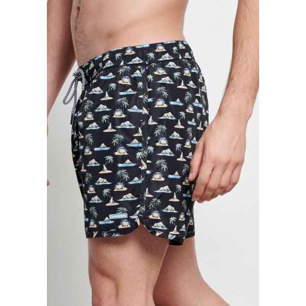 Ανδρικό Μαγιό Funky Buddha Μαύρο - Image 3