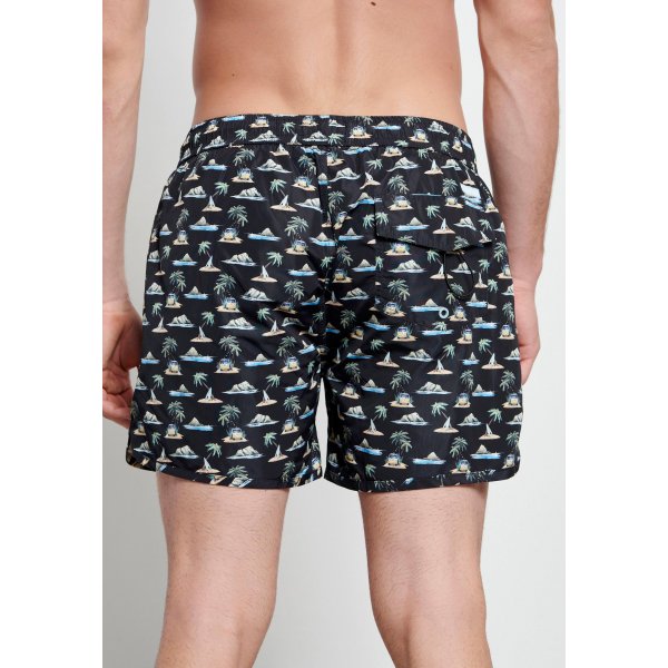 Ανδρικό Μαγιό Funky Buddha Μαύρο - Image 4