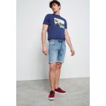 Ανδρική Βερμούδα Τζιν Funky Buddha Ξεθωριασμένη Μπλέ