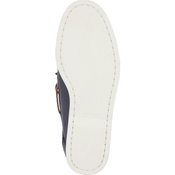 FM0FM02735DW5_D3 Ανδρικό Παπούτσι Tommy Hilfiger Classic Leather boat SHOES Μπλέ - Image 3