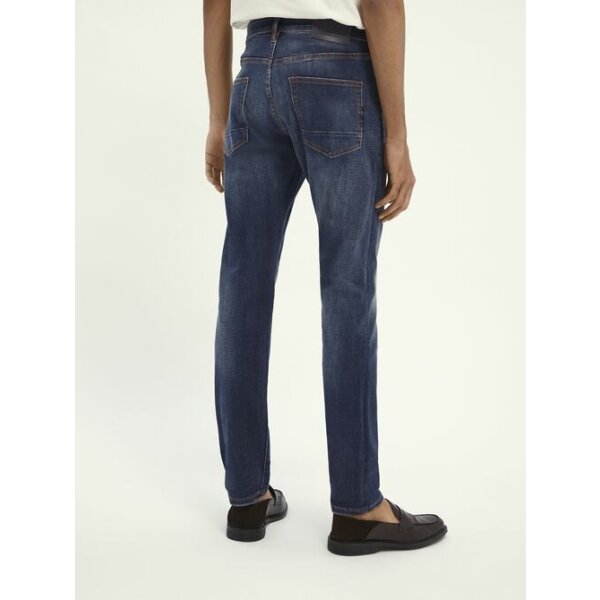 Large-21139711-MRK-BCK Ανδρικό Τζιν Scotch & Soda Ralston regular slim-fit cotton-blend - Blizzard Μπλέ - Image 4