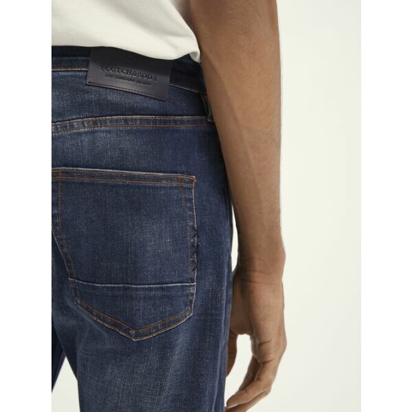 Large-21139711-MRK-DTL Ανδρικό Τζιν Scotch & Soda Ralston regular slim-fit cotton-blend - Blizzard Μπλέ - Image 5