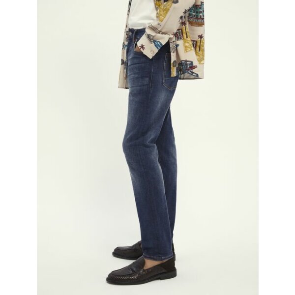 Large-21139711-MRK-SDE Ανδρικό Τζιν Scotch & Soda Ralston regular slim-fit cotton-blend - Blizzard Μπλέ - Image 6