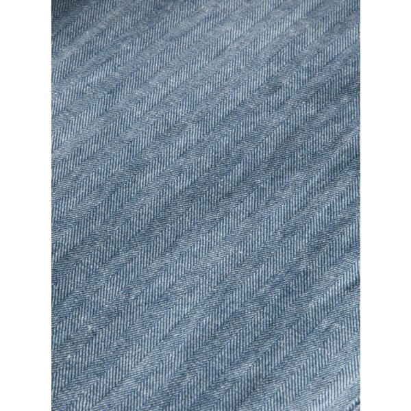 Ανδρικό Παντελόνι Scotch & Soda Fave Linen οργανικό βαμβάκι Blend Beach Μπλέ - Image 3