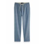 Ανδρικό Παντελόνι Scotch & Soda Fave Linen οργανικό βαμβάκι Blend Beach Μπλέ