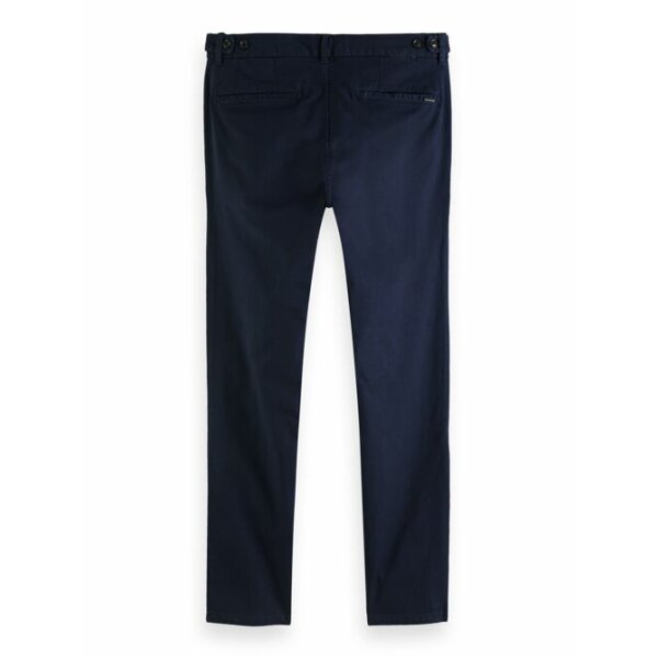Large-21142501-BCK Ανδρικό Παντελόνι Scotch & Soda Mott classic garment-dyed twill chino Μπλέ - Image 2