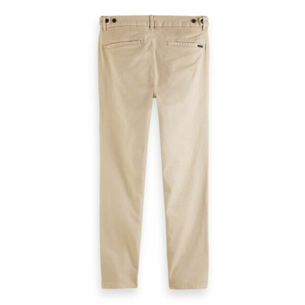 Ανδρικό Παντελόνι Scotch & soda Mott classic garment-dyed twill chino Μπέζ - Image 4