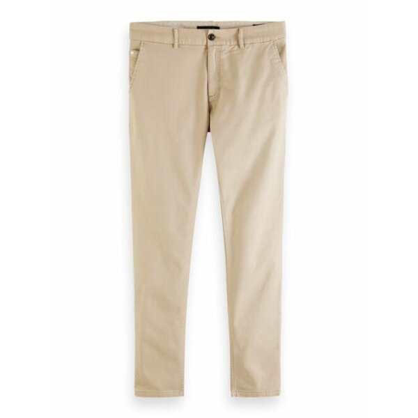 Ανδρικό Παντελόνι Scotch & soda Mott classic garment-dyed twill chino Μπέζ - Image 5