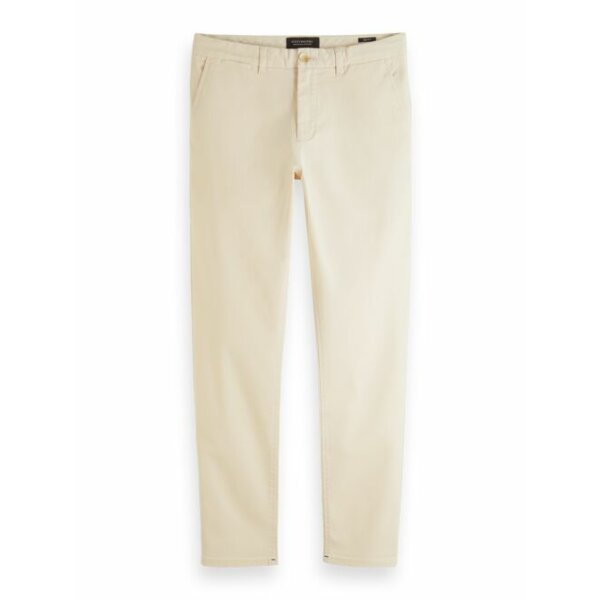 Ανδρικό Παντελόνι Scotch & Soda Mott super-slim fit twill chino Εκρού - Image 3