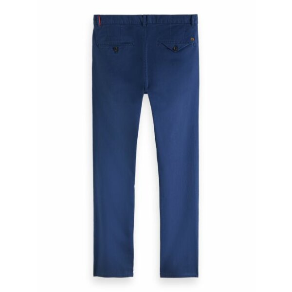 Large-21142724-BCK Ανδρικό Παντελόνι Scotch & Soda Mott super-slim fit twill chino Μπλέ - Image 2