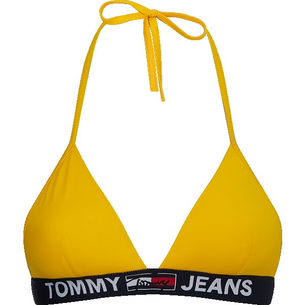 UW0UW02938ZER_F TOMMY HILFIGER ΓΥΝΑΙΚΕΙΟ ΜΑΓΙΟ TOP B CUP ΚΙΤΡΙΝΟ ΤΡΙΓΩΝΟ UW0UW02938 ZER - Image 5