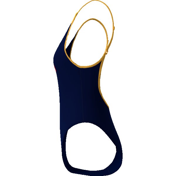UW0UW02945DW5_D2 TOMMY HILFIGER ΓΥΝΑΙΚΕΙΟ ΜΑΓΙΟ OΛΟΣΩΜΟ CHEEKY ONE PIECE ΣΕ ΜΠΛΕ ΑΠΟΧΡΩΣΗ UW0UW02945-DW5 - Image 5