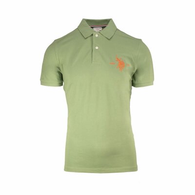 Ανδρικό Πόλο U.S.POLO ASSN – COLLAR POLO Πράσινο
