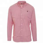 Ανδρικό Πουκάμισο US POLO ASSN M DOM NEW-Ροζ