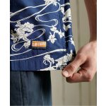 Ανδρικό Πουκάμισο Κοντομάνικο Superdry Hawaiian Box fit Μπλέ - Image 4