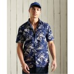 Ανδρικό Πουκάμισο Κοντομάνικο Superdry Hawaiian Box fit Μπλέ
