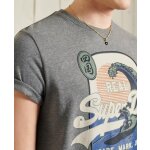 Ανδρική Μπλούζα Super dry Vintage Logo Itago Standard Weight Γκρί - Image 4