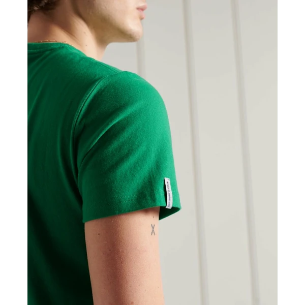 Ανδρική Μπλούζα Superdry Collegiate Graphic Lw Πράσινο - Image 2