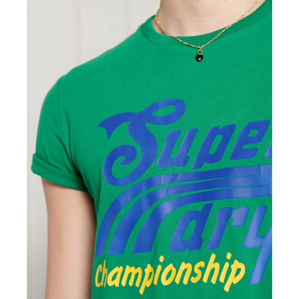 upload9223368955665792908 Ανδρική Μπλούζα Superdry Collegiate Graphic Lw Πράσινο - Image 3
