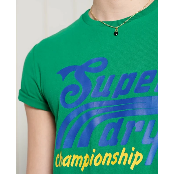 Ανδρική Μπλούζα Superdry Collegiate Graphic Lw Πράσινο - Image 3