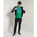Ανδρική Μπλούζα Superdry Collegiate Graphic Lw Πράσινο - Image 4