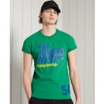 Ανδρική Μπλούζα Superdry Collegiate Graphic Lw Πράσινο