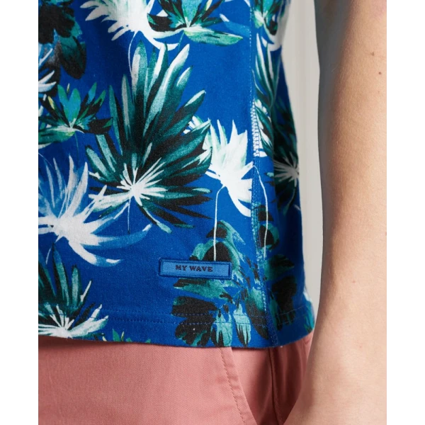 Ανδρική Μπλούζα Superdry Vl Aop Vest Μπλέ - Image 2