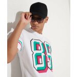 Ανδρική Μπλούζα SUPERDRY Sport Grit Numbers Λευκό - Image 2