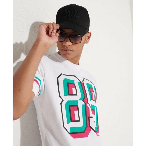 upload9223368955665855453 Ανδρική Μπλούζα SUPERDRY Sport Grit Numbers Λευκό - Image 2