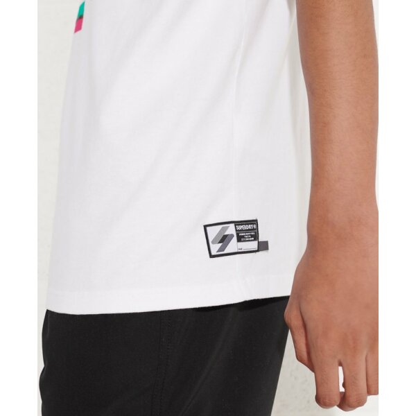 upload9223368955665855455 Ανδρική Μπλούζα SUPERDRY Sport Grit Numbers Λευκό - Image 3