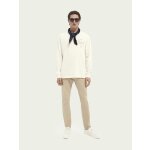 Ανδρικό Παντελόνι Scotch & soda Mott classic garment-dyed twill chino Μπέζ