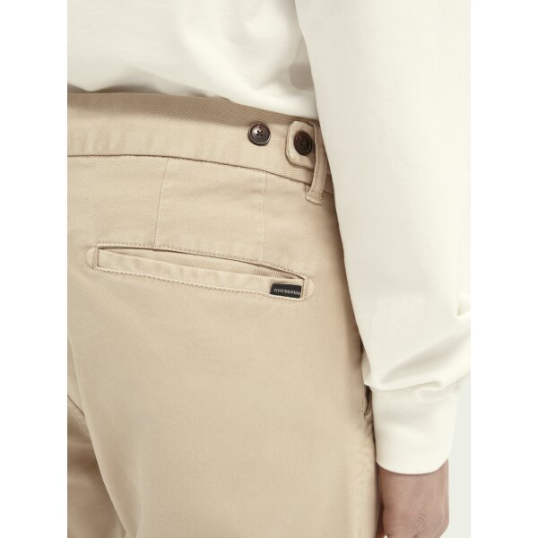 Ανδρικό Παντελόνι Scotch & soda Mott classic garment-dyed twill chino Μπέζ - Image 2