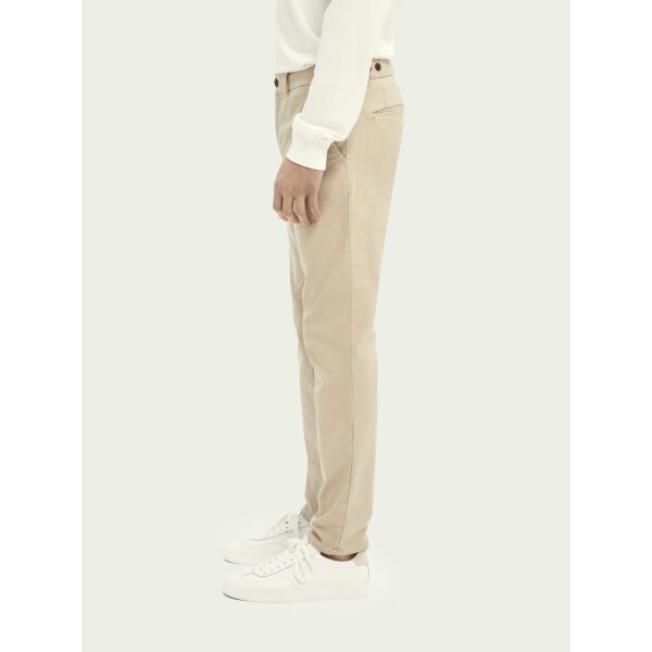 Ανδρικό Παντελόνι Scotch & soda Mott classic garment-dyed twill chino Μπέζ - Image 3