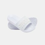 High Build Logo Pool Sliders WHITE