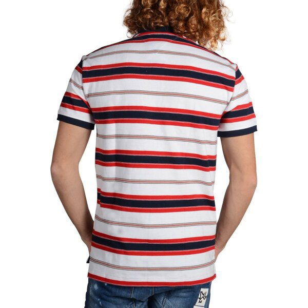 201-01337 (2)-1200x1200 Ανδρική  Polo Tommy Jeans Λευκή - Image 2