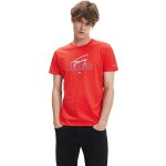 Ανδρική Μπλούζα Tommy Jeans Script Logo Κόκκινη