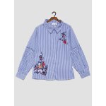 Πουκάμισο Ριγέ Μπλέ για Κορίτσί Name it