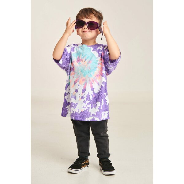 PCP Παιδικό Tie-Dye Μπλουζάκι Για Κορίτσι Rave Μωβ - Image 3
