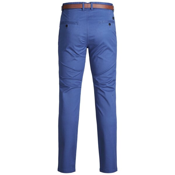 jj__12150184__back Ανδρικό Παντελόνι  Chino JACK & JONES Γαλάζιο - Image 2