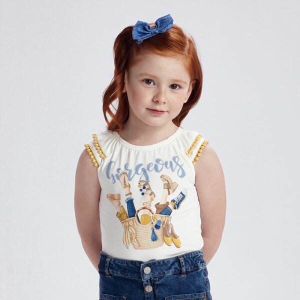 Μπλούζα τιράντες καλάθι κορίτσι - Image 1