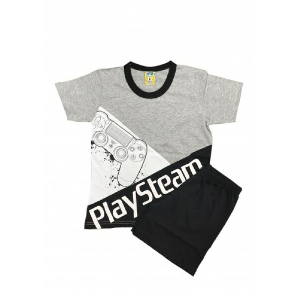 0015_0x502 LIKE Πυτζάμα Playsteam Γκρί - Image 1