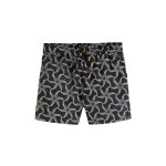 Ανδρικό Μαγιό fullprint με σπασουάρ Scotch & Soda Μαύρο - Image 2