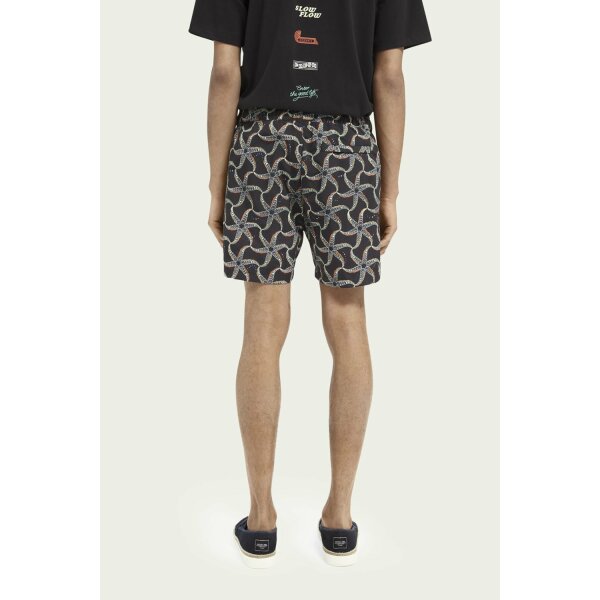 034905002003_photo3 Ανδρικό Μαγιό fullprint με σπασουάρ Scotch & Soda Μαύρο - Image 4